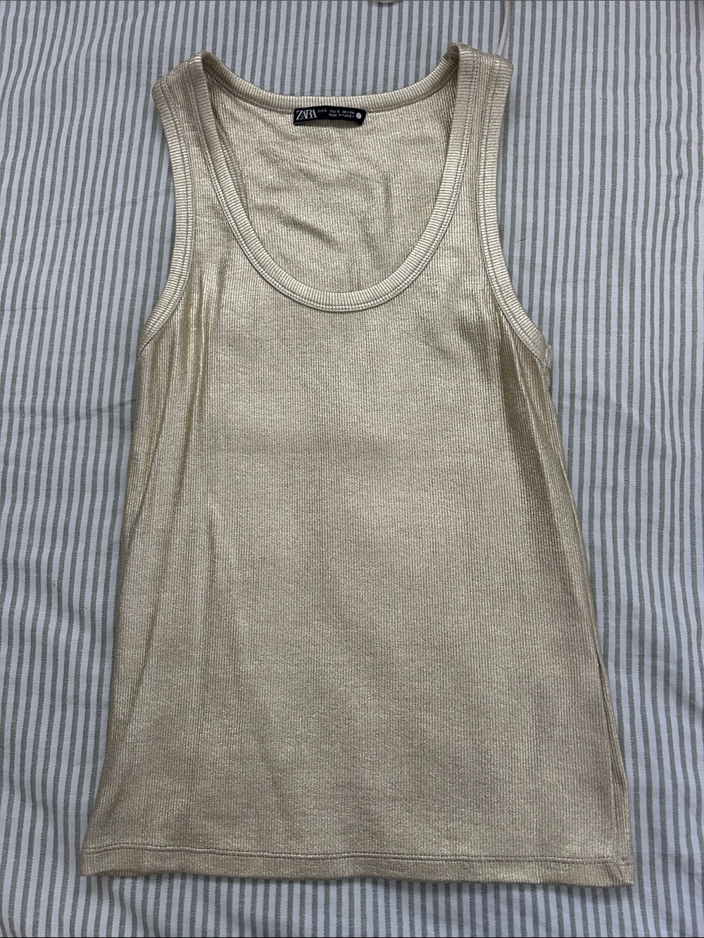 Zara Gold Tank